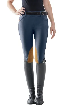 TAILORED SPORTSMAN THE ™ TS Trophy Hunter Mid-Rise Side-Zip Breech- Knee Patch Breeches