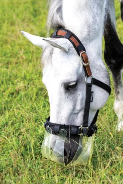 THINLINE ® Flexible Filly Slow Feed Grazing Muzzle 2.5+cm- Cribbing & Muzzles