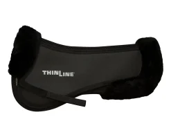 THINLINE ® Trifecta Cotton Half Pad with Sheepskin Rolls- Half Pads