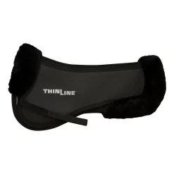 THINLINE ® Trifecta Cotton Half Pad with Sheepskin Rolls- Half Pads