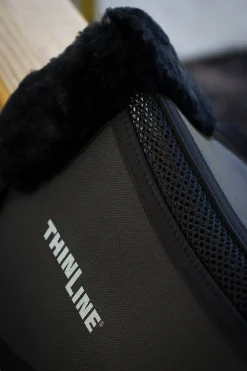 THINLINE ® Trifecta Cotton Half Pad with Sheepskin Rolls- Half Pads