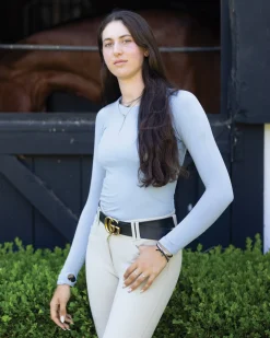 TKEQ THE SHOP TKEQ Ladies’ Kennedy Seamless Long Sleeve Top- Long Sleeve Tops