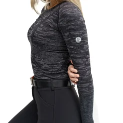 TKEQ THE SHOP TKEQ Ladies’ Kennedy Seamless Long Sleeve Top- Long Sleeve Tops