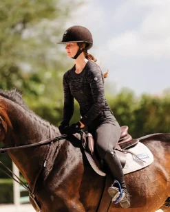 TKEQ THE SHOP TKEQ Ladies’ Kennedy Seamless Long Sleeve Top- Long Sleeve Tops