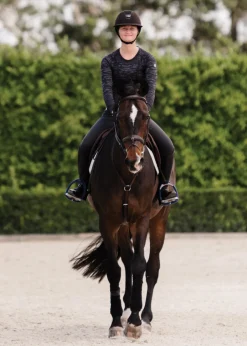 TKEQ THE SHOP TKEQ Ladies’ Kennedy Seamless Long Sleeve Top- Long Sleeve Tops