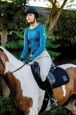 TKEQ THE SHOP TKEQ Ladies’ Kennedy Seamless Long Sleeve Top- Long Sleeve Tops