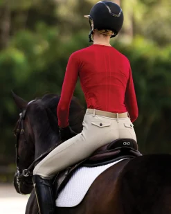 TKEQ THE SHOP TKEQ Ladies’ Kennedy Seamless Long-Sleeve Top 2.0- Long Sleeve Tops