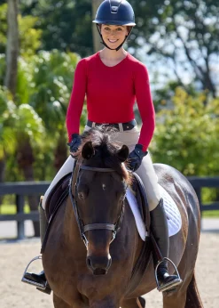 TKEQ THE SHOP TKEQ Ladies’ Kennedy Seamless Long-Sleeve Top 2.0- Long Sleeve Tops