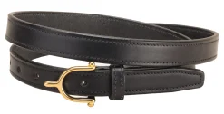TORY LEATHER ¾" Brass Spur Buckle Belt- Belts