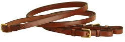 TORY LEATHER Company 5/8" x 60" Flat Reins with Buckle Bit Ends- Reins