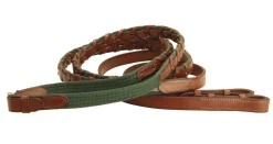 TORY LEATHER Company 5/8" x 54" Cross Country Reins with Hook Stud Ends- Reins