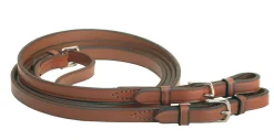 TORY LEATHER Company 5/8" x 60" Plain Reins with Buckle Bit Ends- Reins