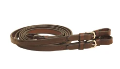 TORY LEATHER Company 5/8" x 60" Plain Reins with Buckle Bit Ends- Reins