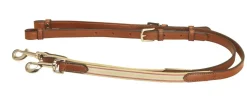 TORY LEATHER Company Bridle Leather 3/4" Side Reins with Elastic- English Bridles