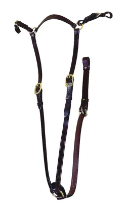 TORY LEATHER Company Heavy-Duty Hunt Breastplate with Brass Hardware- Martingales & Breastplates