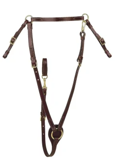 TORY LEATHER Company Oversize Hunt Breastplate- Martingales & Breastplates