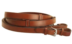 TORY LEATHER Extra Long Hand Stop Reins with Buckle Ends- Reins
