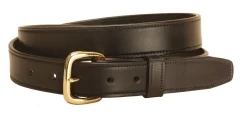 TORY LEATHER Extra-Large Stitched Leather Belt- Belts