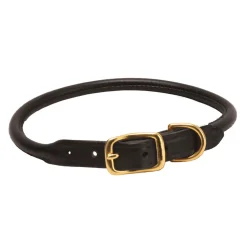 TORY LEATHER Rolled Leather Dog Collar- Collars & Leashes