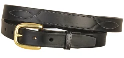 TORY LEATHER Stitched Pattern Belt- Belts