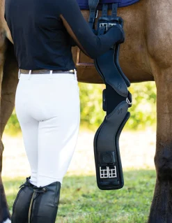 TOTAL SADDLE FIT StretchTec Shoulder Relief Dressage Girth™ with Leather Liner- Girths & Accessories