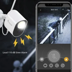 FULFILLMENT SERVICES Toucan® Security Floodlight Camera- Stable Hardware