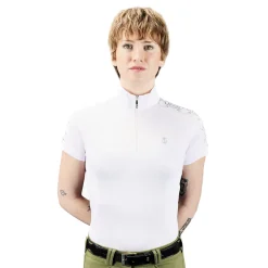 TREDSTEP-CLOTHING Tredstep Ireland™ Ladies’ Snaffle Short Sleeve Competition Shirt- Show Shirts