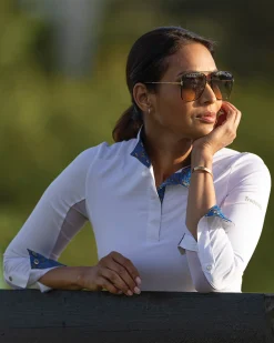 QUANZHOU YOUAI TEXTI Tredstep™ Ladies’ Milan Long Sleeve Show Shirt- Show Shirts