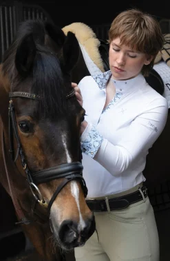 TREDSTEP-CLOTHING Tredstep™ Ladies’ Milan Long Sleeve Show Shirt- Show Shirts