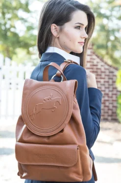 TUCKER TWEED EQUSTRN Tucker Tweed Equestrian™ Brandywine Leather Backpack- Bags & Totes