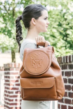 TUCKER TWEED EQUSTRN Tucker Tweed Equestrian™ Brandywine Leather Backpack- Bags & Totes