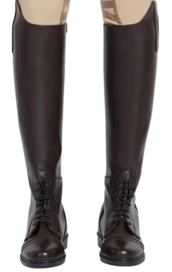 JPC EQUESTRIAN TuffRider® Children’s Starter Back-Zip Synthetic Leather Field Boots in Mocha-Kids Kids' Tall Boots|Kids' Tall Boots