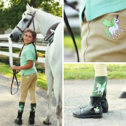 JPC EQUESTRIAN TuffRider® Children's Unicorn Starter Front-Zip Paddock Boot-Kids Kids' Paddock Boots|Kids' Paddock Boots