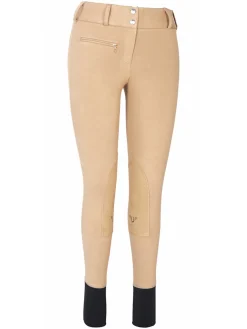 JPC EQUESTRIAN TuffRider® Cotton Low-Rise Riding Breeches- Knee Patch Breeches