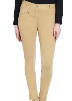 JPC EQUESTRIAN TuffRider® Ladies' Cotton Jodhpur- Knee Patch Breeches