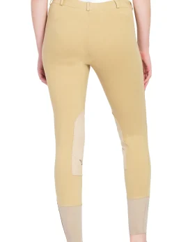 JPC EQUESTRIAN TuffRider® Ladies' Pull-On Knee-Patch Breech- Knee Patch Breeches