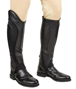JPC EQUESTRIAN TuffRider® Men’s Derby Leather Half Chaps- Half Chaps