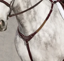 WORLD EQUSTRN BRNDS Vespucci Jumper Breastplate with Running Attachment- Martingales & Breastplates