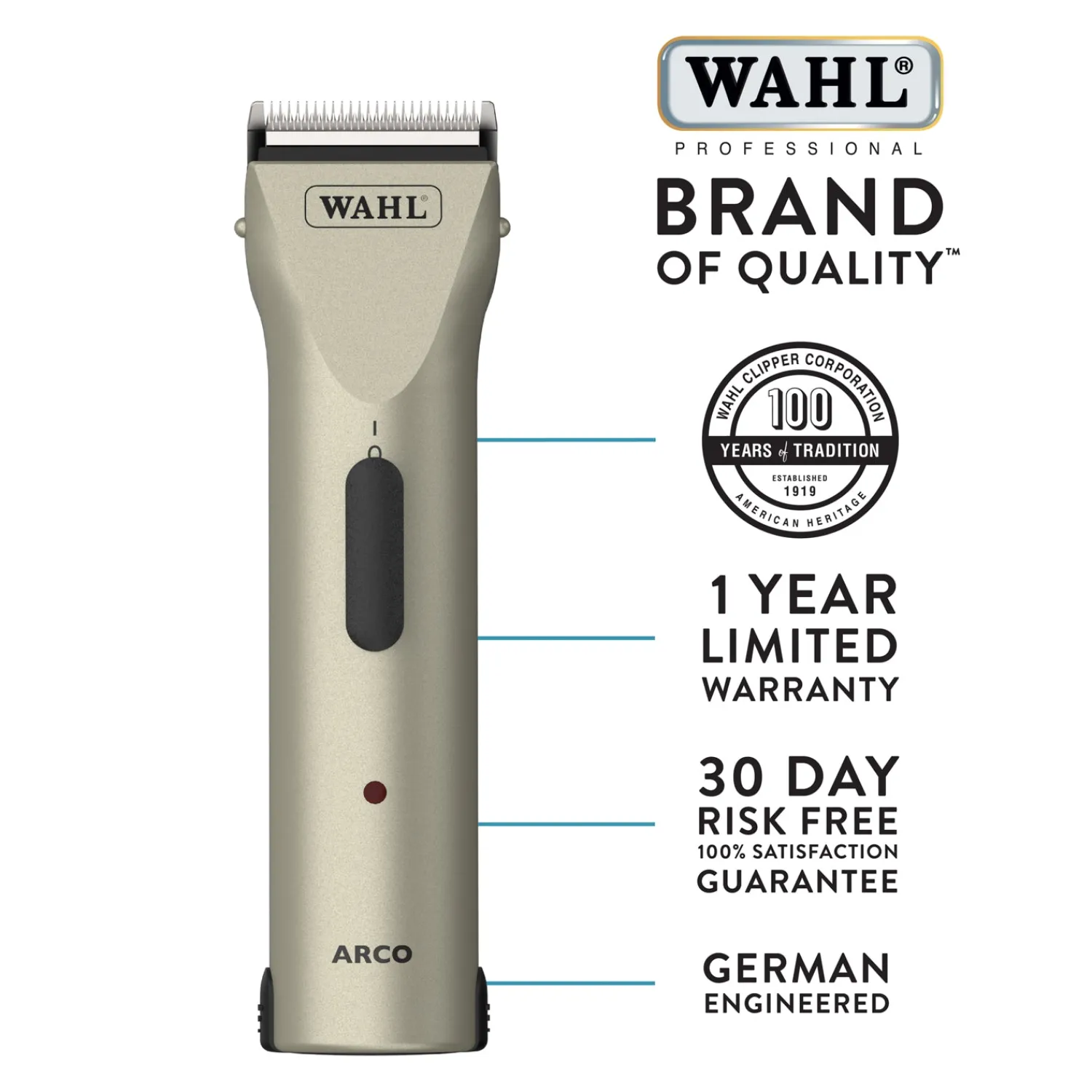 WAHL CLIPPER CORP Wahl® Arco SE® Cordless Clipper- Clippers, Blades, & Accessories