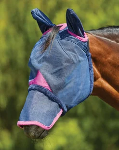 WEATHERBEETA ® ComFiTec™ Deluxe Durable Mesh Fly Mask with Ears & Nose- Fly Control|Fly Masks